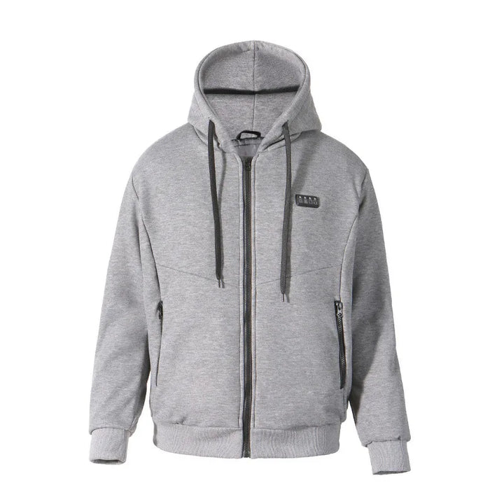 23 Areas Intelligent Warm Heated Hoodie Couple Style Outdoor Casual Four Control Constant Temperature Heating Hooded Sweatshirt - ATFH