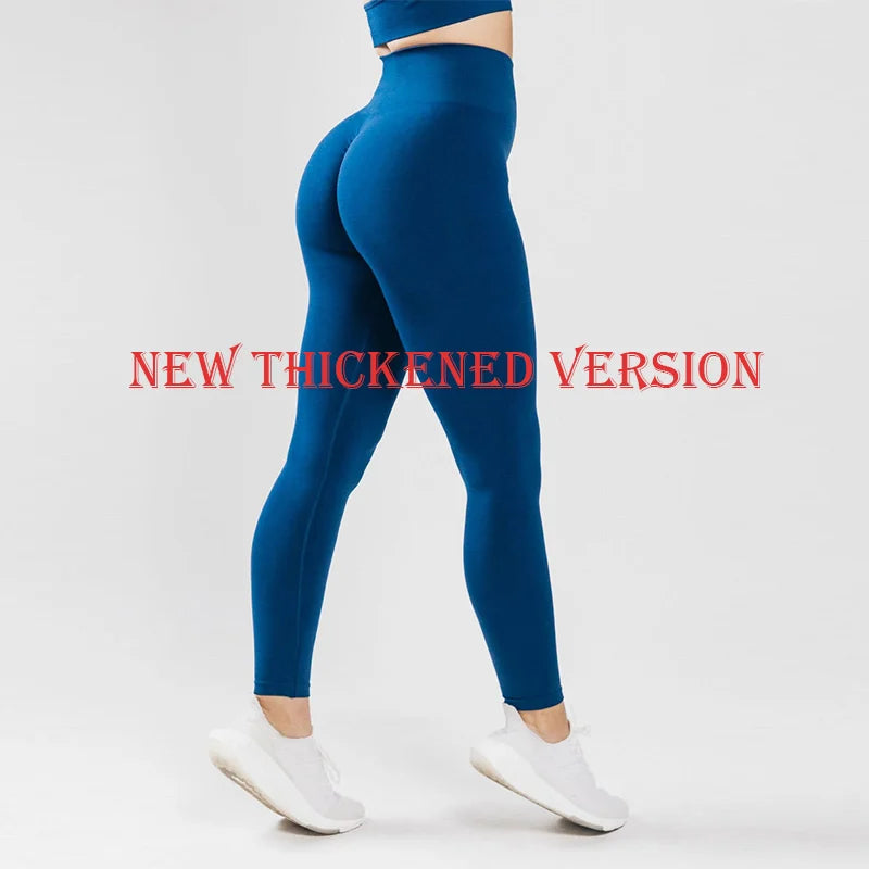 Scrunch Butt Sports Pants Seamless Gym Running Quick Dry Pants Sport Hip Lifting Yoga High Waist Yoga Pants Leggings Activewear - ATFH