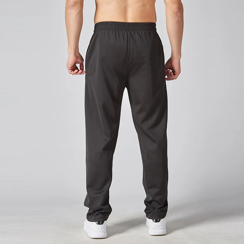 Men Running Pants Work Out Sports Fitness Football Mens Soccer Training Pant Hiking Jogging Long Trousers Sweatpants Sportwear