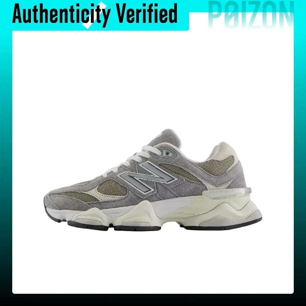 New Balance NB 9060 Running Shoes Unisex Low-top Gray/Tan U9060LBA