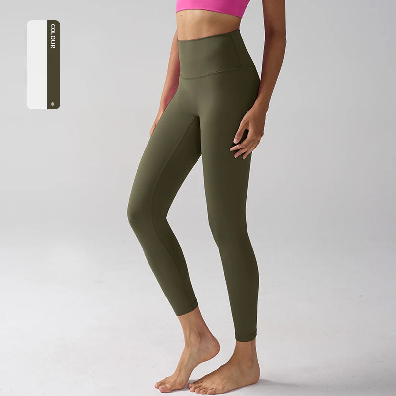 High Waist Naked Feeling Leggings Women Fitness Running Yoga Leggings Pants Energy Gym Tight Leggings Casual Workout Leggings - ATFH