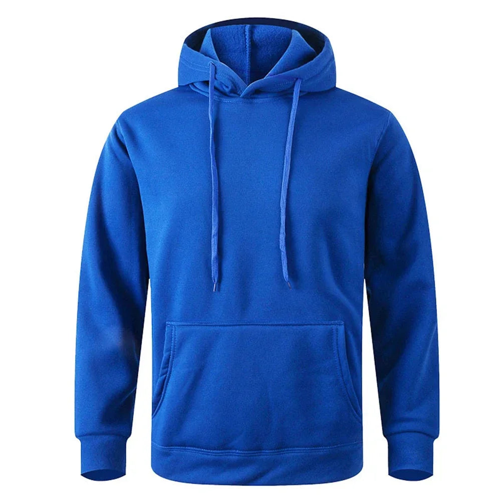 2026 Unisex hoodie high-quality sweater hip-hop fashion casual top trendy spring and autumn solid colorcomfortable new style - ATFH