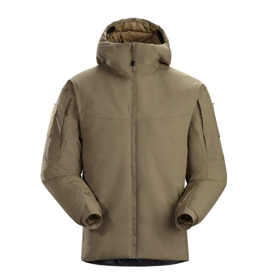Outdoor Cotton Jacket Winter Thick Warm Tactical Hooded Jackets Outerwear Mountaineering and Hiking Clothing Windbreaker