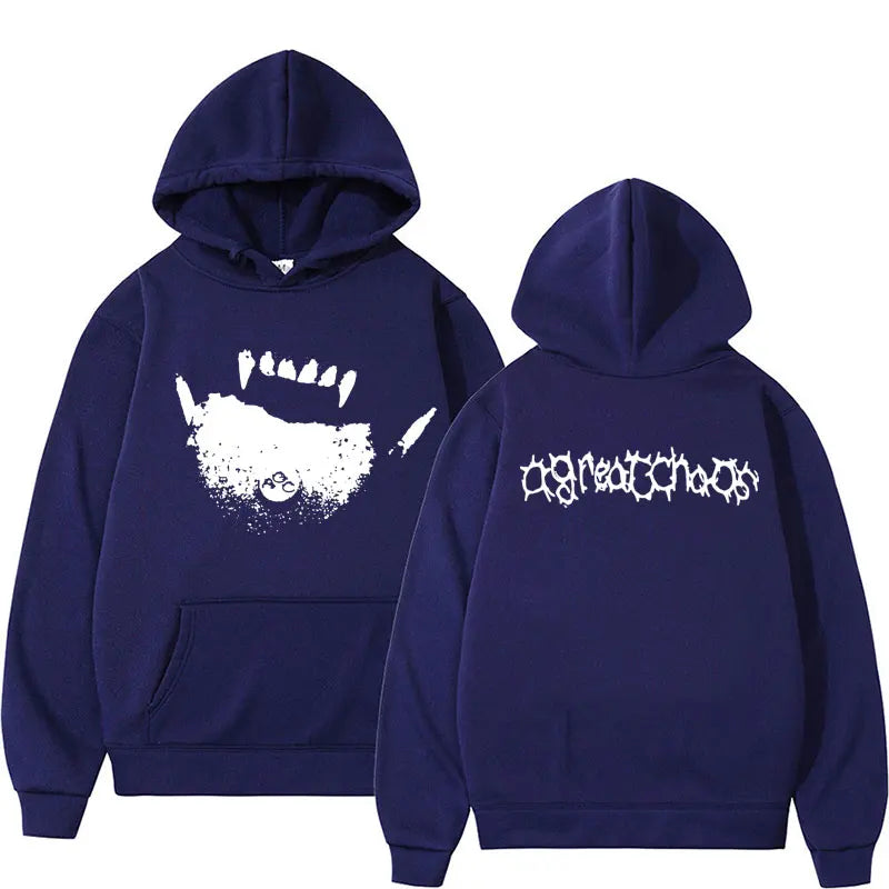 Ken Carson AGC Actual Hate Teen X Vamp Hoodie A Great Chaos Opium Merch Hoodies Men Women Harajuku Fashion Trend Y2K Sweatshirts - ATFH