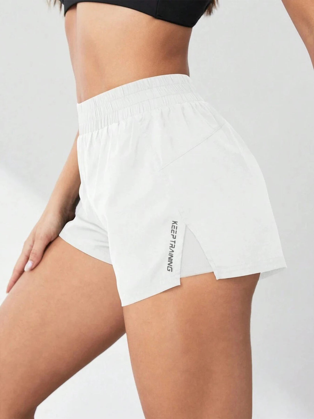 2026 New Style Faux Two-Piece Anti-Exposure Yoga Shorts Sports Shorts Running Fitness Tennis Casual Basic Sports Pants Women's Tahsi Fashion House