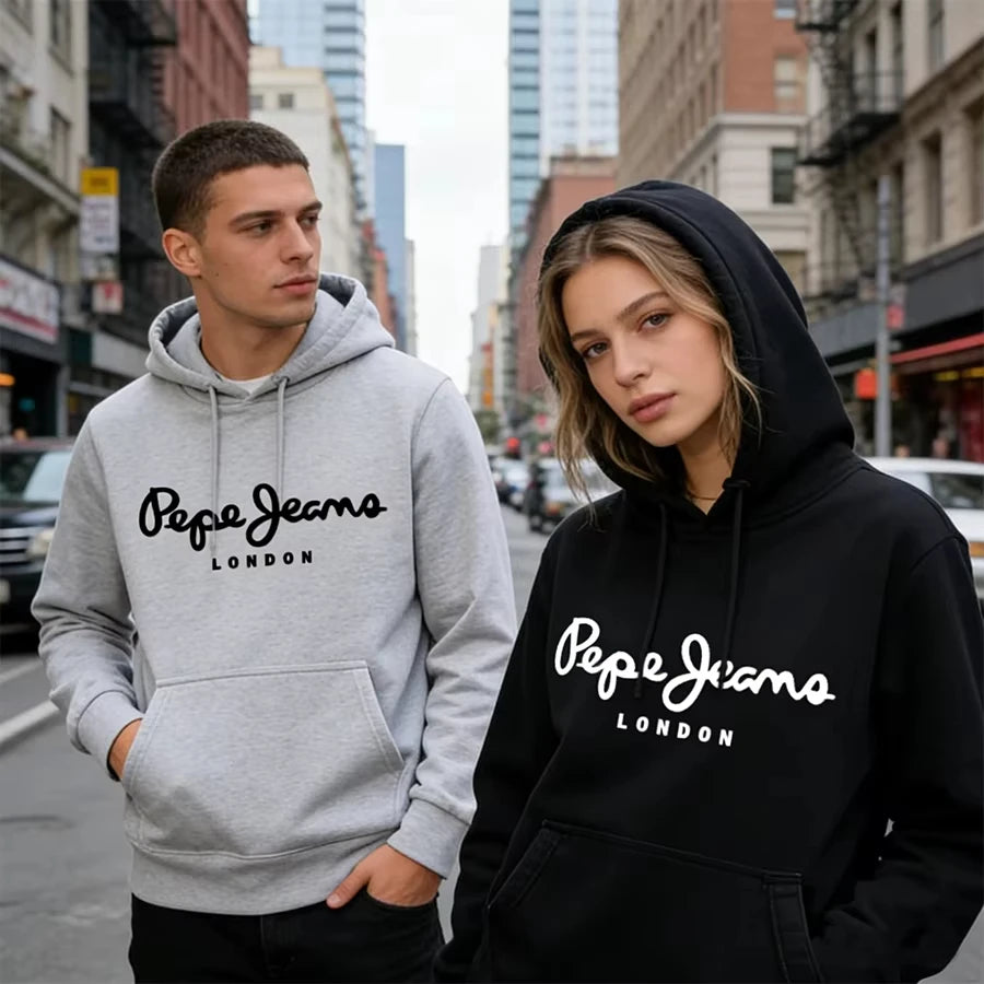 2026 Autumn/Winter New Style School Season Sporty Men Women Cotton Hoodie Sweater Comfortable and Versatile Loose Letter Print
