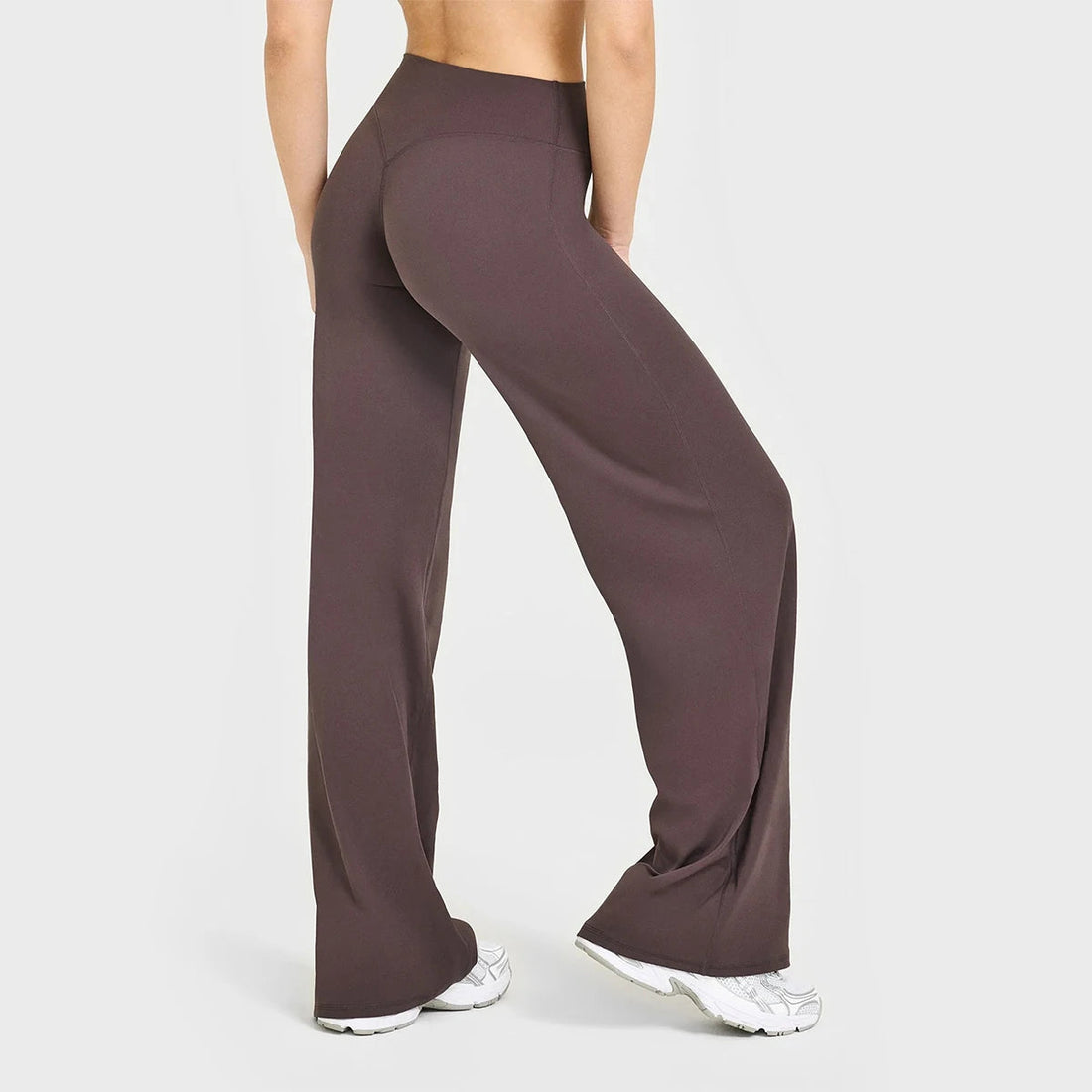 STOUREG Sport Trousers Straight-Leg Pants Ultra Soft Butter Fabric Women's Mid-Waist Yoga Pants GYM Naked Feel Pilates Running ATFH