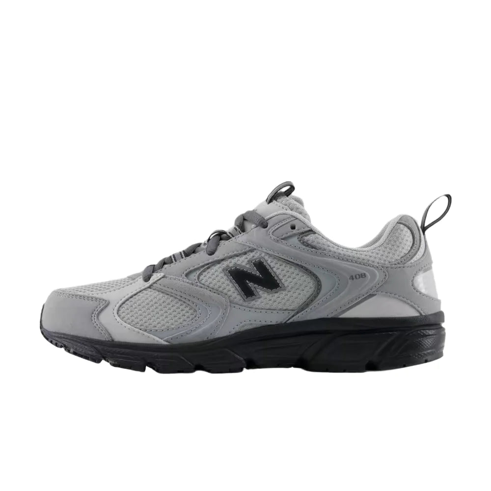 New Balance 408 Unisex Low-Top Casual Running Shoes – Black, Retro Style, Non-Slip Outsole, Durable & Comfortable ML408K