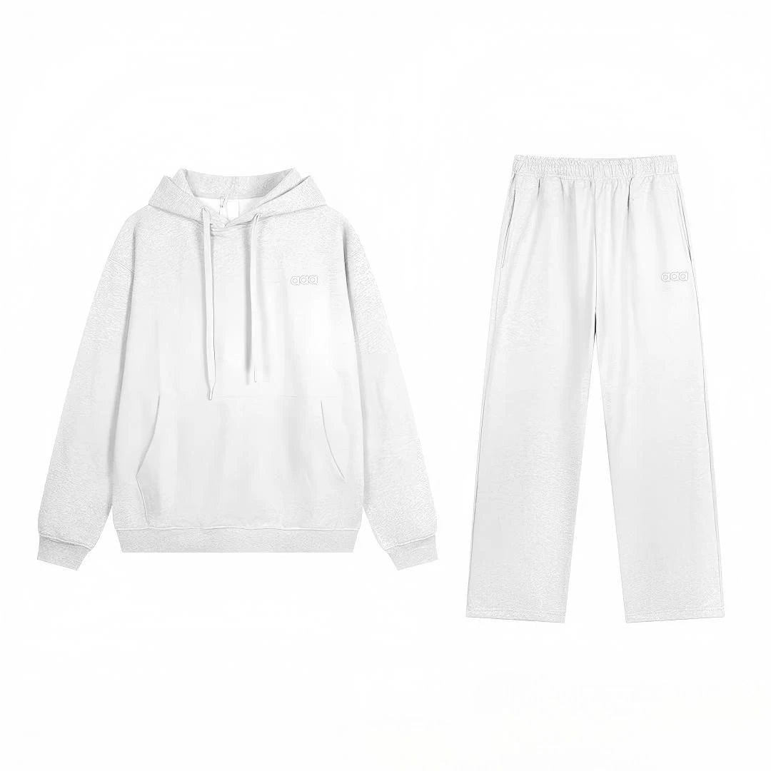 2026 Men's Autumn/Winter Sports and Leisure Top, Pants, Loose and Comfortable Simple Set, Two Piece Set - ATFH
