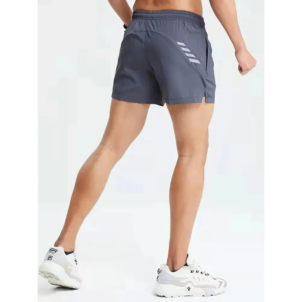 Sports Shorts Men's Track and Field Training Three-point Pants Summer Thin Fitness Running Marathon Reflective Quick Dry Shorts Tahsi Fashion House