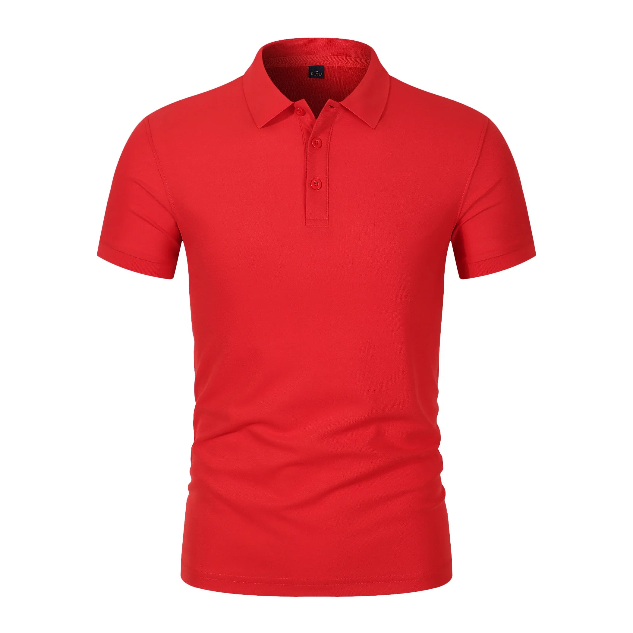 2026 Hot Sale Men's Summer Casual Breathable Comfortable Polo Shirt Men's Solid Color High Quality Short Sleeve T-Shirt