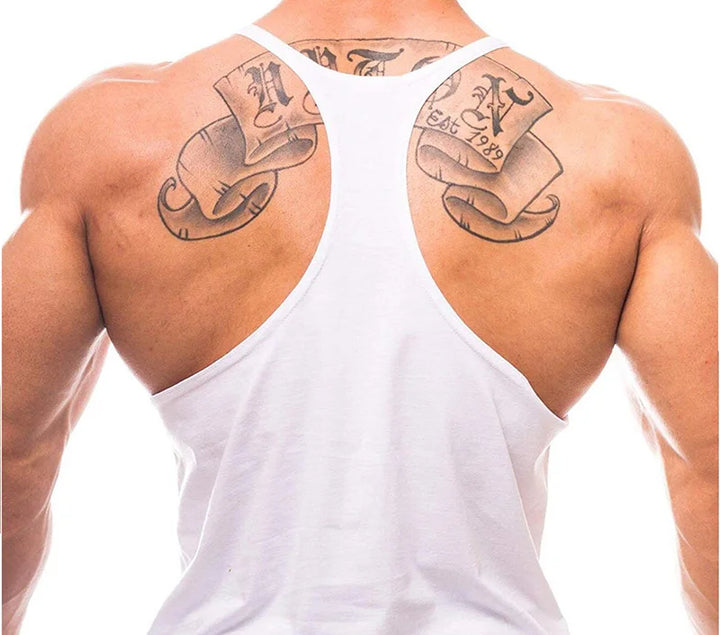 Men's Clothing Gym Vest Vests Bodybuilding Man Top for Fitness Stringer Sleeveless Sweatshirt T-shirts Suspenders Man Clothes