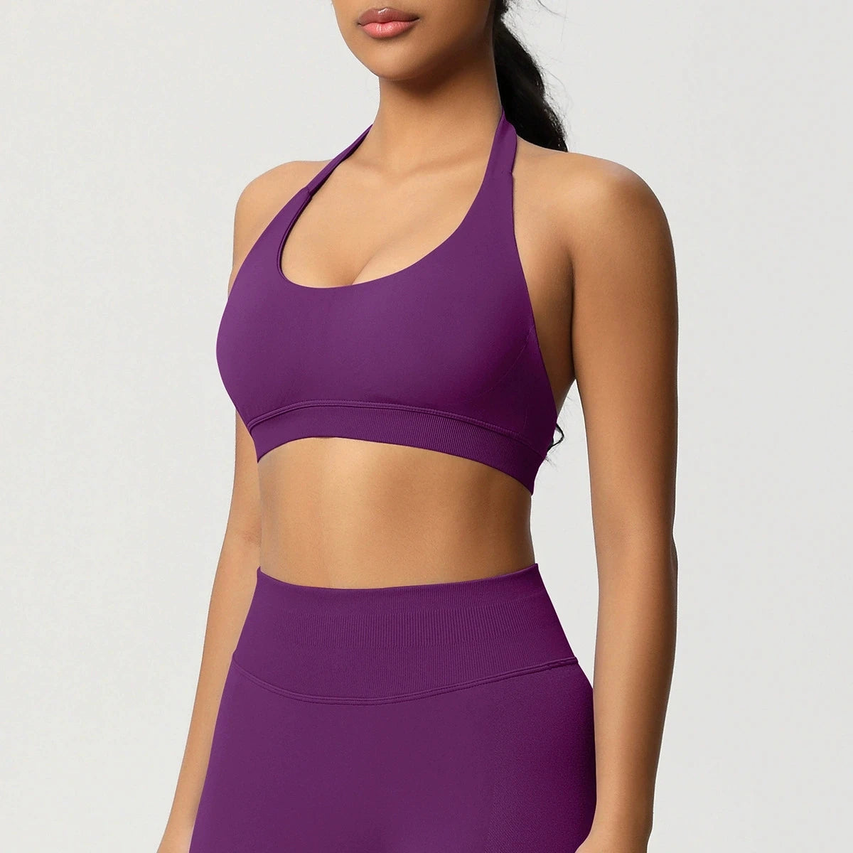 Sports Bra Seamless Workout Tops Gym Fitness Underwear Yoga Bras Sexy Athletic Sport Bra Women Backless Gym Training Crop Top - ATFH