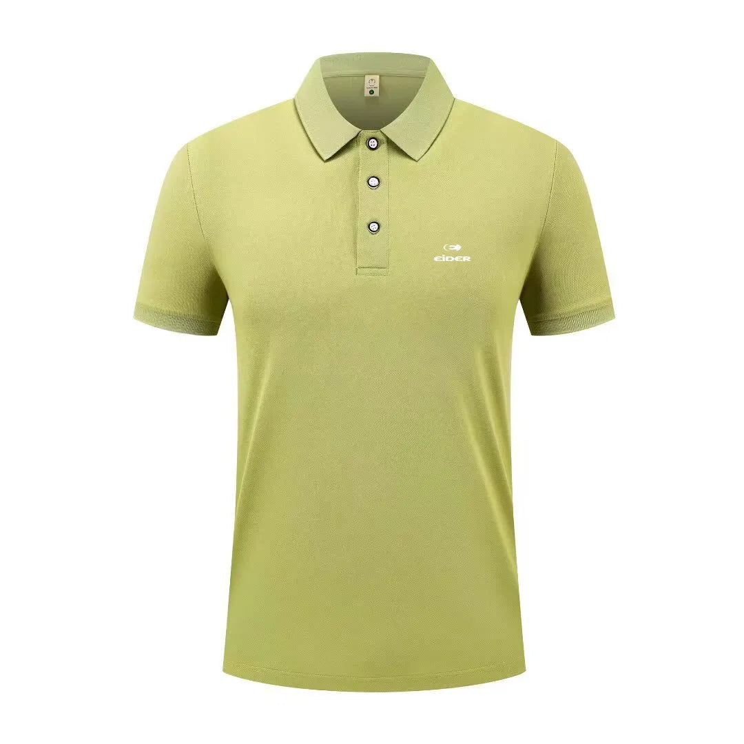 Basic solid color short sleeved polo shirt for men and women, summer polo shirt top, daily casual style, machine washable,