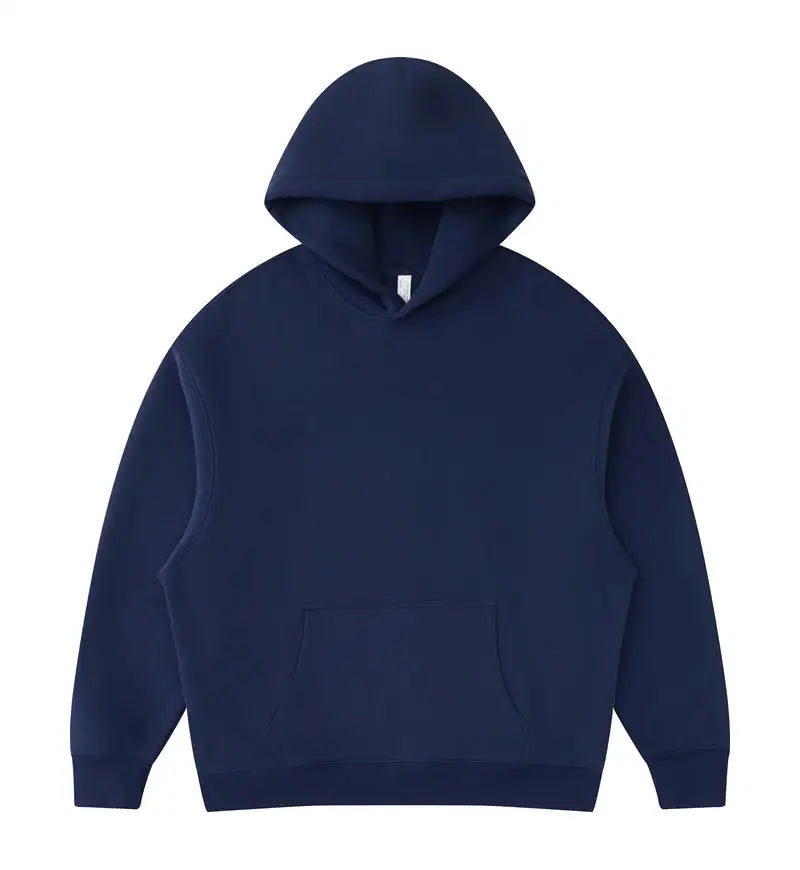 01 400GSM Hoodies Basic Fleece 20+ Colors Men Women Long Sleeve Oversized Hooded  Wholesale Sportswear Soft Unisex Jogging - ATFH