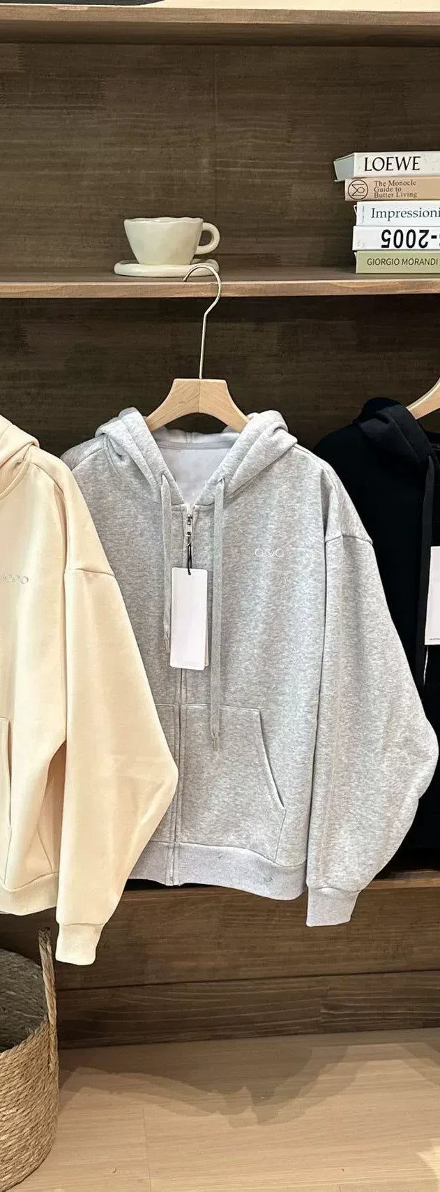 2026 Winter New Women's Solid Color Thick Hoodie Comfortable and Warm Sports and Leisure Coat - ATFH