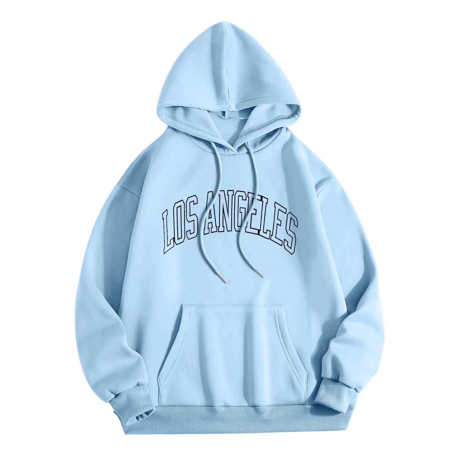 Letter Graphic Print Casual Hoodie Casual Mens' Pullover Long-Sleeve Sporty Hooded Sweatshirt Male Outdoor Loose-Fit Hoodies Top - ATFH