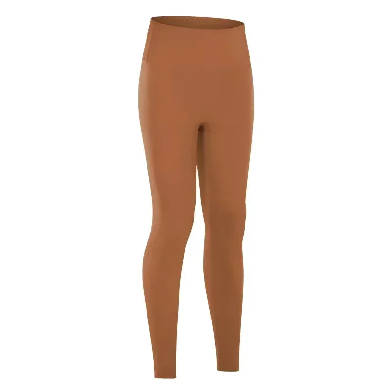 2025 New High Waist Naked Feeling Yoga Pants Women Push Up Sports Leggings Fitness Running Seamless Leggings Gym Girl Leggings - ATFH