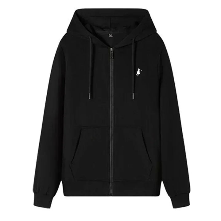 2025 New Fashion Men's Autumn and Winter Leisure Hooded Sports Sweatshirt Warm Sweatshirt - ATFH