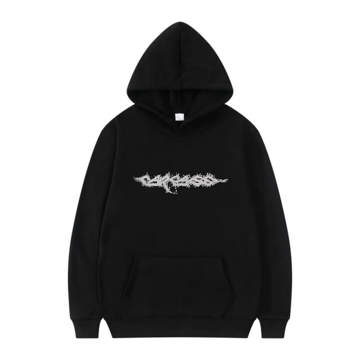 Faded Text Distressed Wordplay Fun Fashion Prevalent Print Hooded Men Women Plus Size Hoodies - ATFH