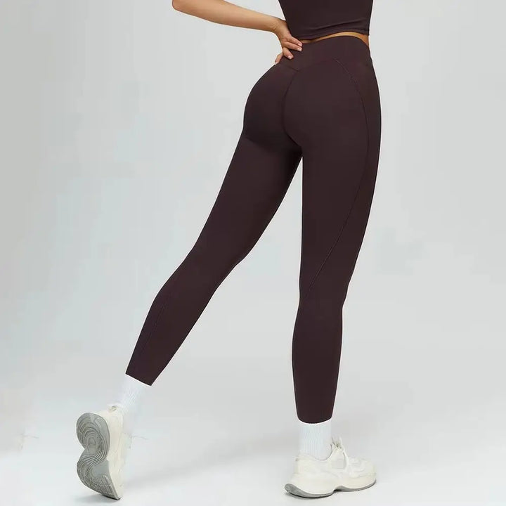 Yoga Pants High Waist Sports Leggings Women Running Fitness Gym Leggings Women Workout Tights Yoga Clothing Female Legging - ATFH
