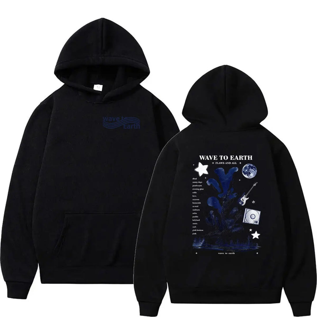 Kpop Band Wave To Earth The Pieces Tour 2026 Hoodie Men's Women Hip Hop Korean Pop Fashion Loose pullover Sweatshirt Streetwear