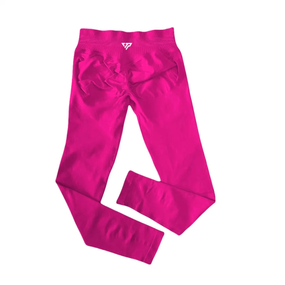 KEEP THAT PUMP Recoil Leggings Fitness Gym Yoga Cycling Seamless Women's Pants Hip Pleated High Waist Tight Scrunch Butt Pants - ATFH