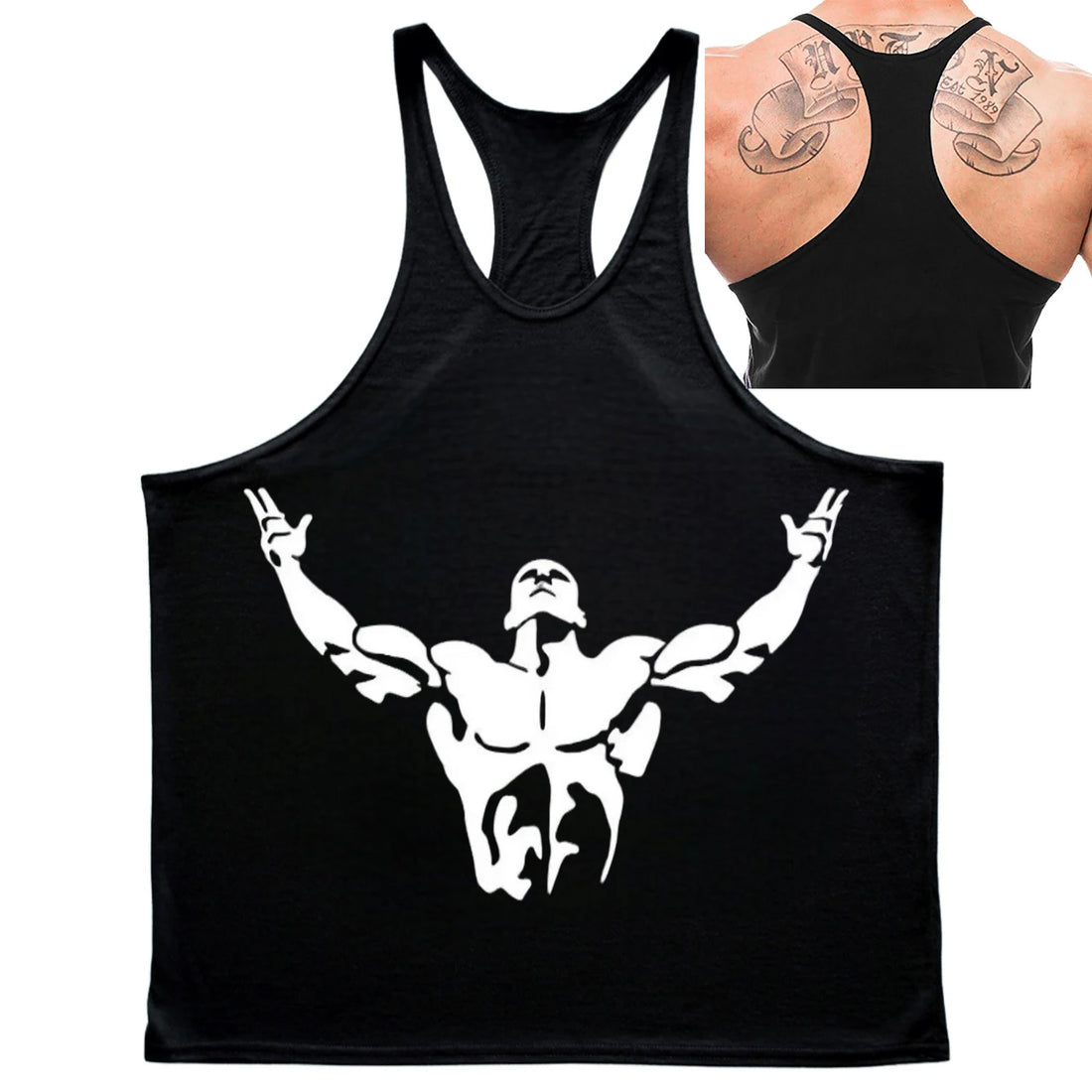 Gym Top Men Bodybuilding Shirt Fitness Men's Vest Singlet Sleeveless Sweatshirt Man Clothes Clothing Stringer Vests Singlets