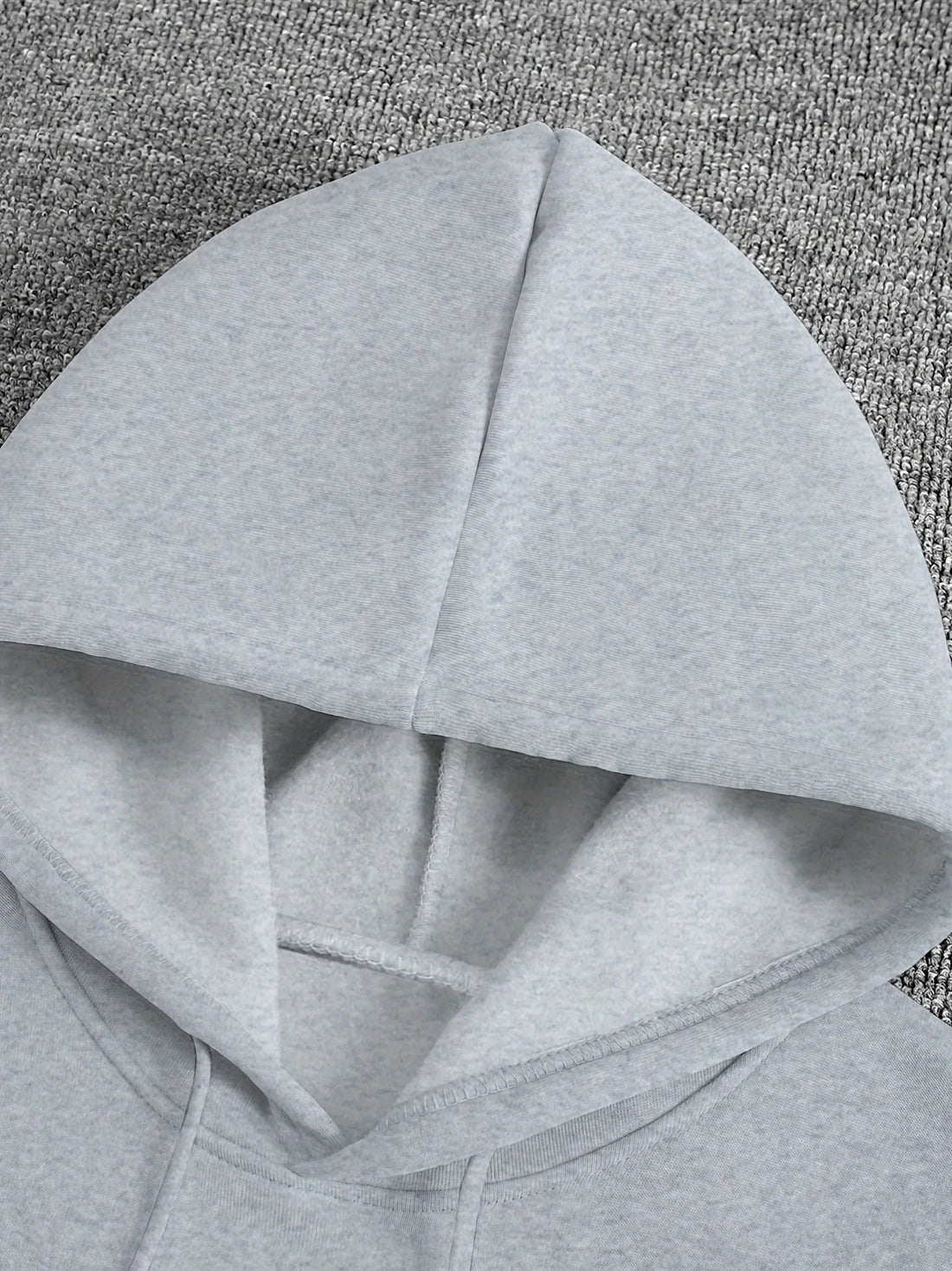 Men Minimal IIIK Letter Logo Hoodie Simple Chest Front Print Casual Hooded Sweatshirt Loose Fleece Hoodie for Men Women