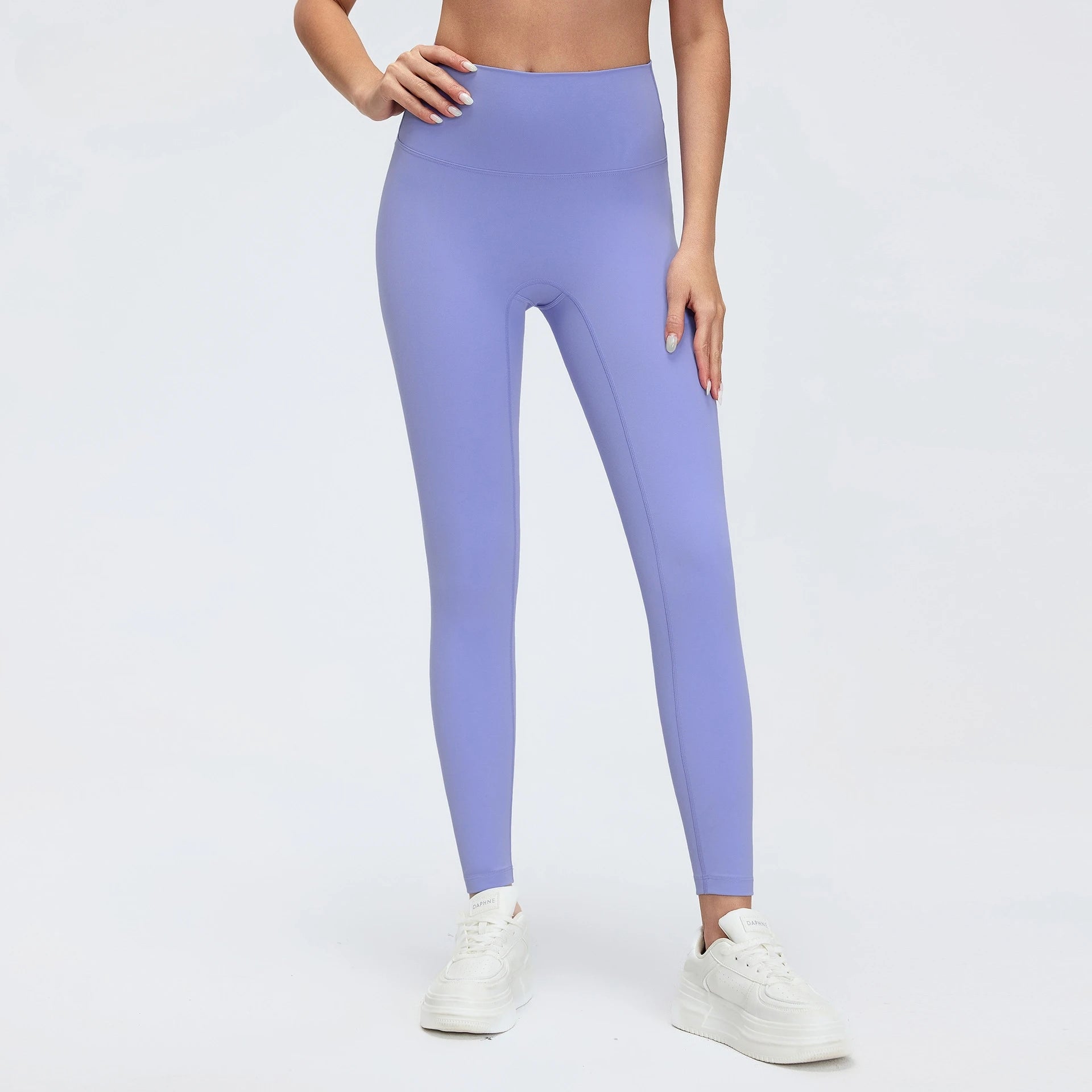 2025 New High Waist Naked Feeling Yoga Pants Women Push Up Sports Leggings Fitness Running Seamless Leggings Gym Girl Leggings - ATFH