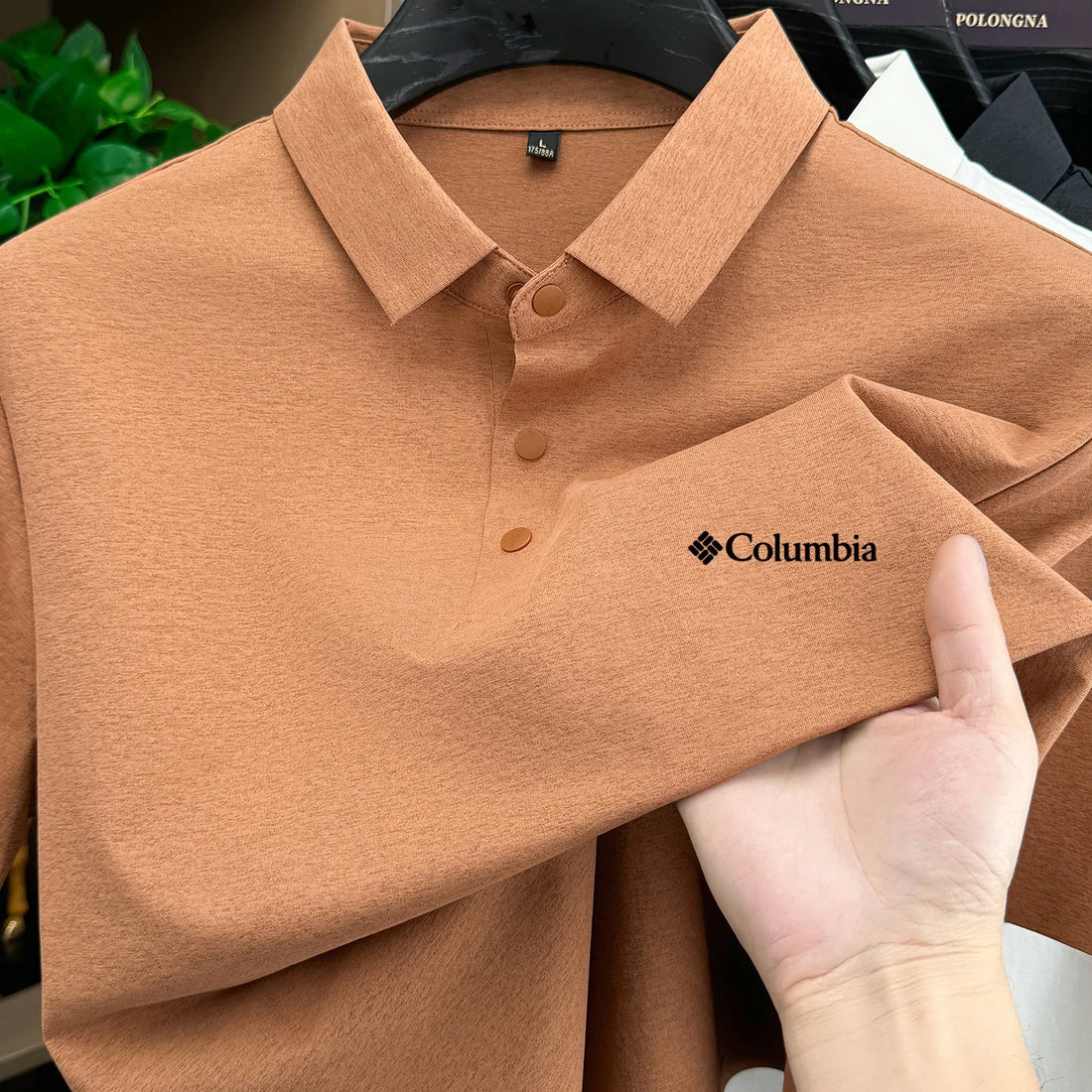 Men's summer quick drying polo shirt fashion letter embroidery business leisure comfort commut ventilate short sleeve Tshirt
