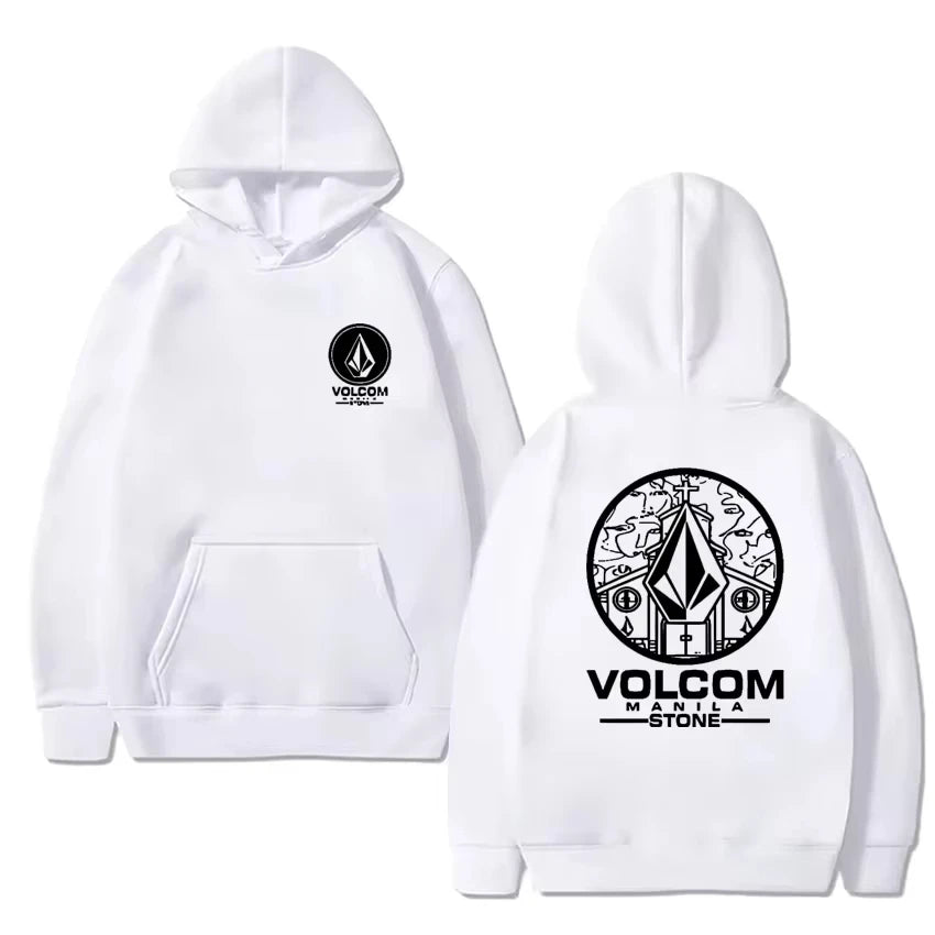 2026 Fashion Hoodie Women and man Hoody Volcom Stone Double-sided Casual Graphic Sports Tops Breathable Streetwear Clothing