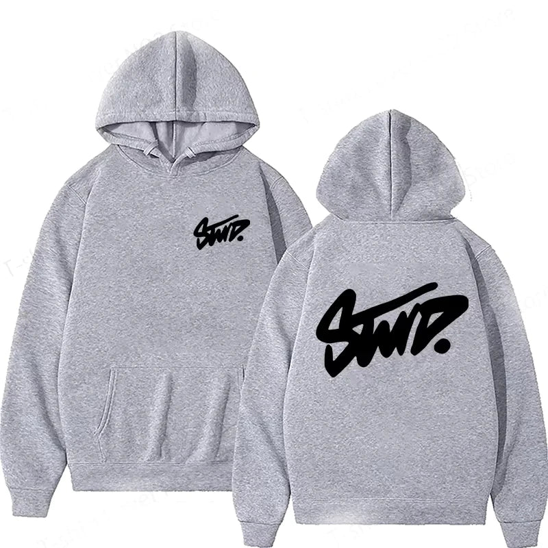 2026New Men's Hoodie Casual Fashion Pullover Sweatshirt Soft & Comfortable High-Quality Plus Size Autumn Winter Letter Print Top