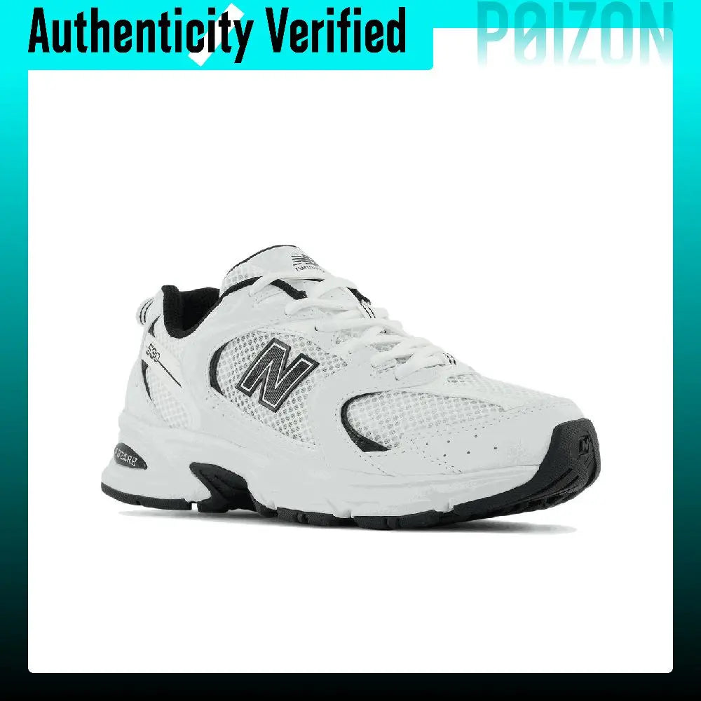 New Balance NB 530 Running Shoes Unisex Low-top White/Black MR530EWB