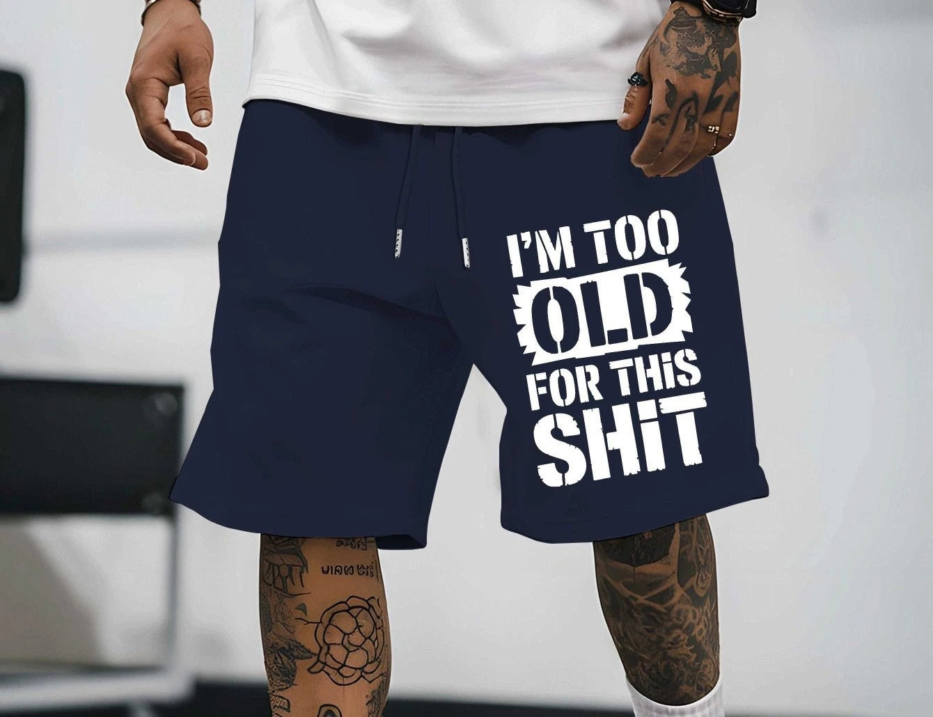 I Am Perfect for This Men's Sports Shorts, Summer Outdoor Sports Fishing and Basketball Shorts, Breathable Casual Fitness Shorts