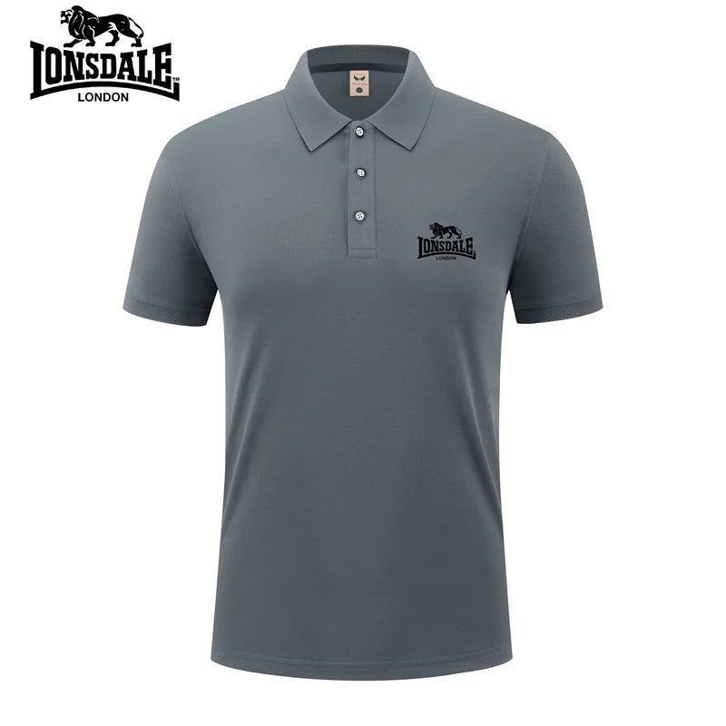 Men's Golf Polo Shirt 2026 New Summer Casual Breathable Short Sleeve Collar Business Shirt Golf Men's Top