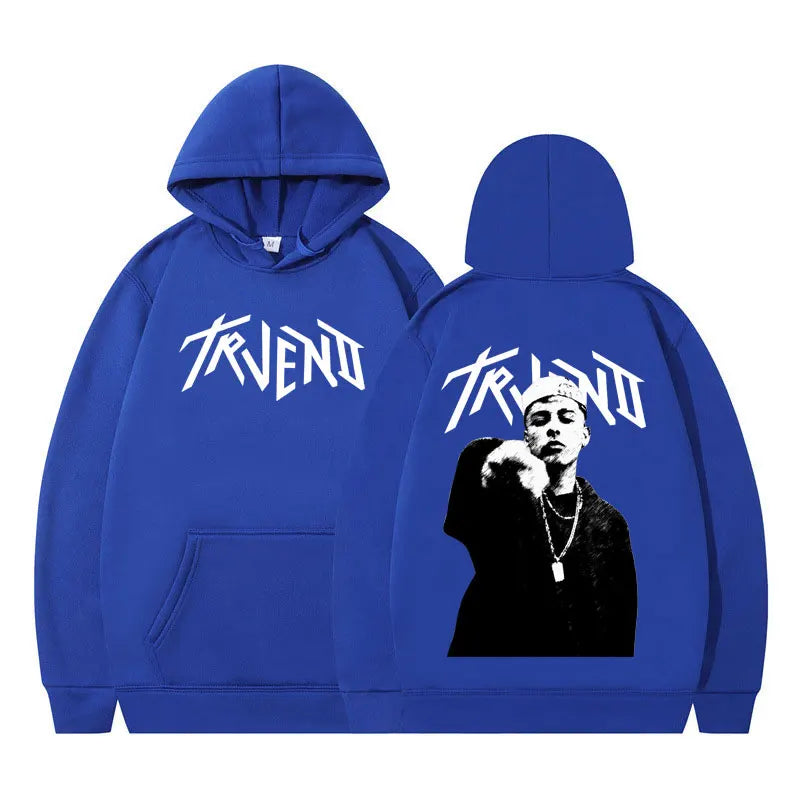 Rapper Trueno Album Tour 2025 Punk Hoodie Fashion Men's Women Sweatshirts Long-sleeved Hip-hop Loose Casual Oversized Pullover