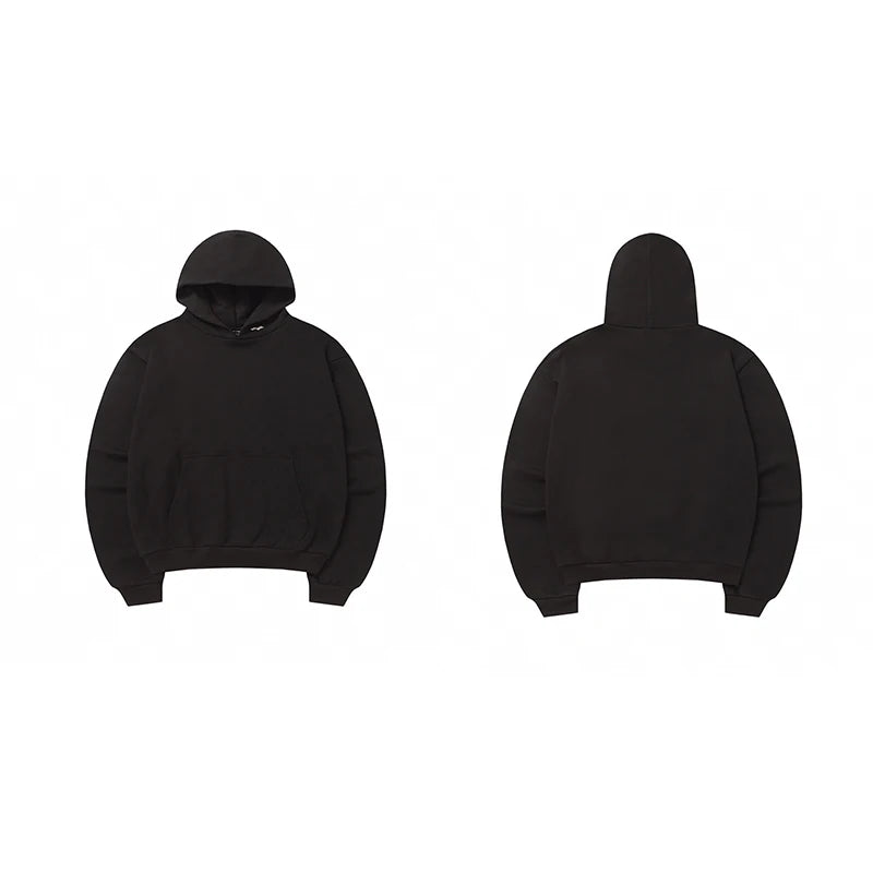 SZNX Kanye West Same Style American Street Loose Men Women Couple Kanye Collection Letter Print Zip Up Hoodie - ATFH