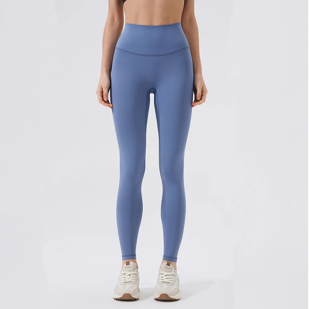 Women Back Waist Pocket High Waist Yoga Legging Women Sport Cropped Pants Butter Athletic Gym Comprehensive Training Jog - ATFH