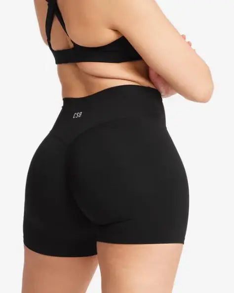 CSB Fitness High Waist Yoga Pants Freedom Series Sports High Stretch Tight Peach Hip Lifting Shark Pants Tahsi Fashion House