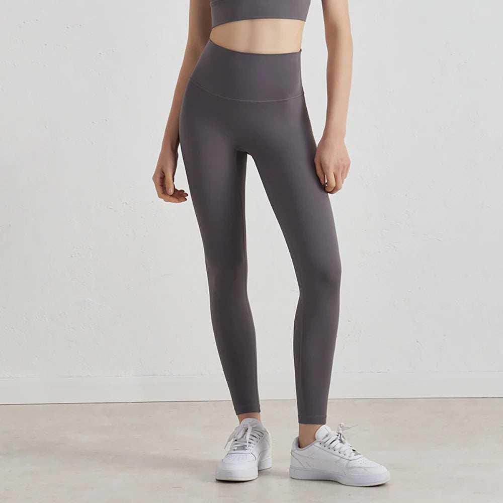 Yoga Leggings for Fitness Legging Sport Femme Back Pocket Pants Female Buttery Soft High Waist Leggins Push Up Gym Tights Women ATFH