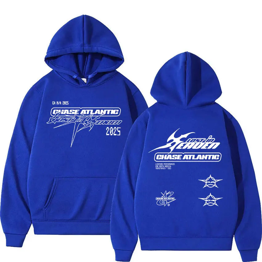 Chase Atlantic Lost in Europe and the UK Tour album Men's hoodie and hoodie Harajuku Fashion high-quality casual hoodie