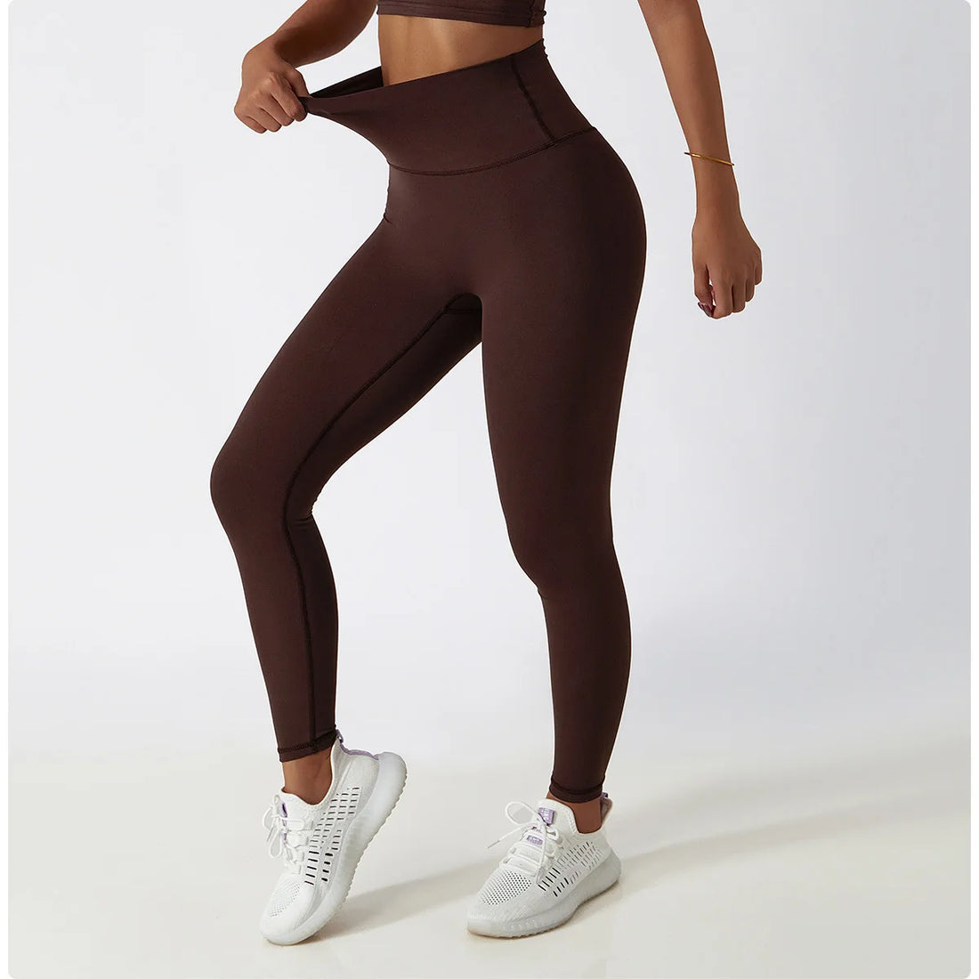 Women Yoga Pants High Waist Gym Fitness Leggings Tights Breathable Yoga Pants Running Workout Leggings Female Gym Yoga Clothing - ATFH