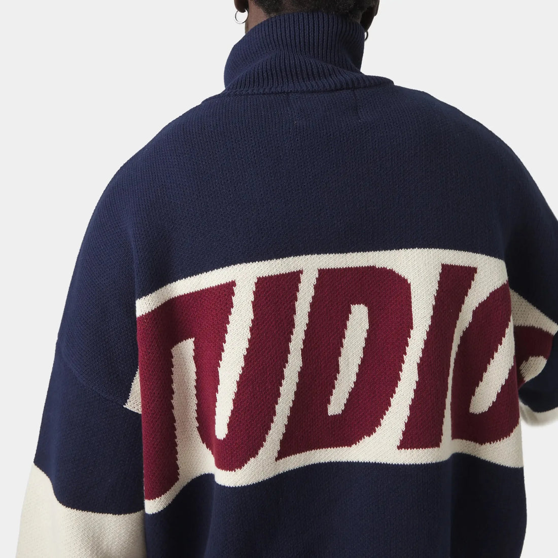 Zekye Knitted sweater with letter pattern, long sleeved high street loose sweater, European and American spicy girl style - ATFH