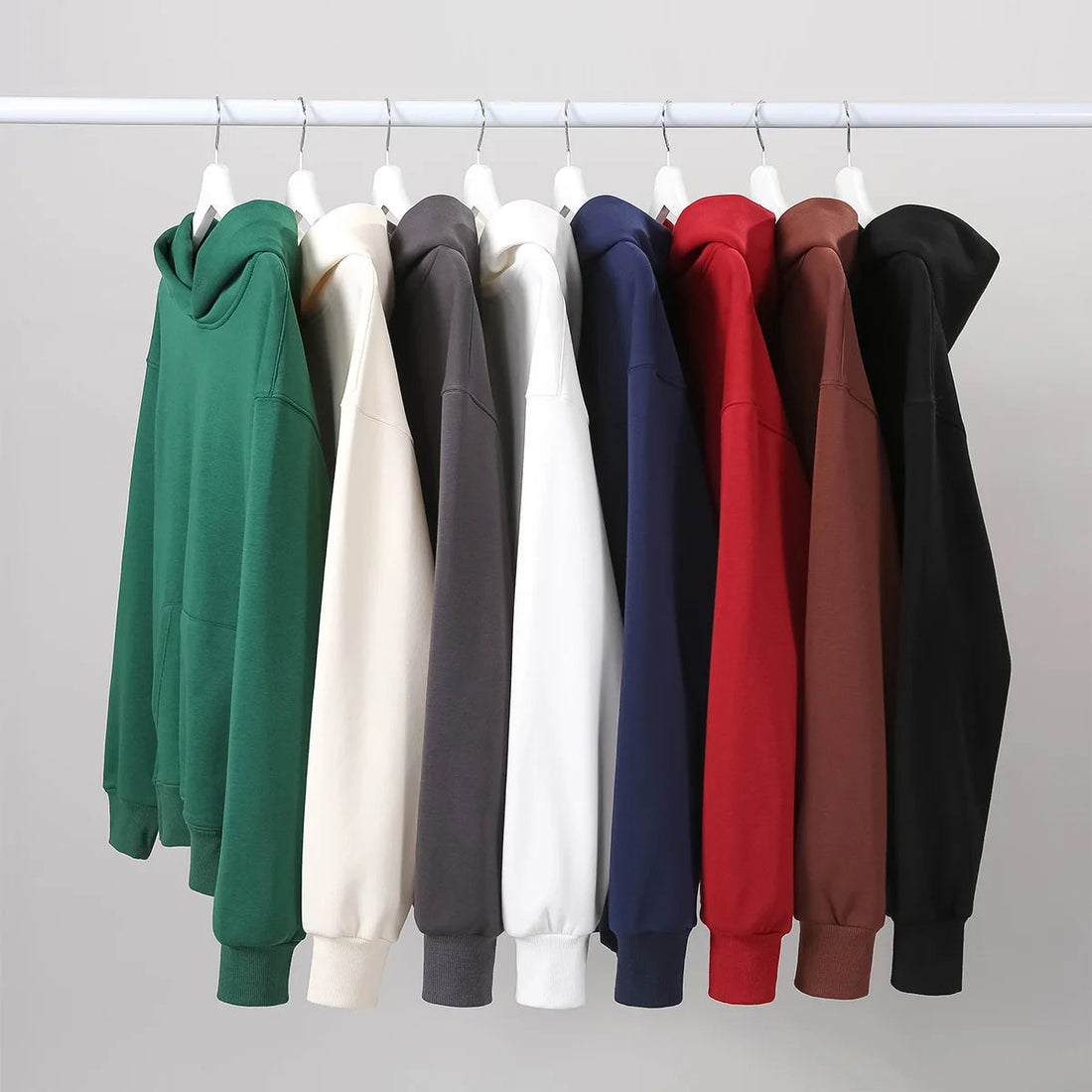 16.9oz 480gsm Heavy Weight Cotton Plus Velvet Hooded Sweater Men Thickened Tight Polar Fleece Pullover Hoodie Women Sweatshirt ATFH