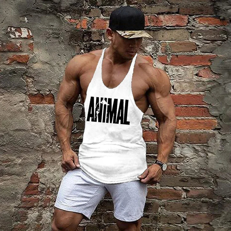 Muscle guys Gyms Tank Top Men Workout Clothing Bodybuilding Stringer Men Vests Cotton Y back Singlets debardeur fitness homme