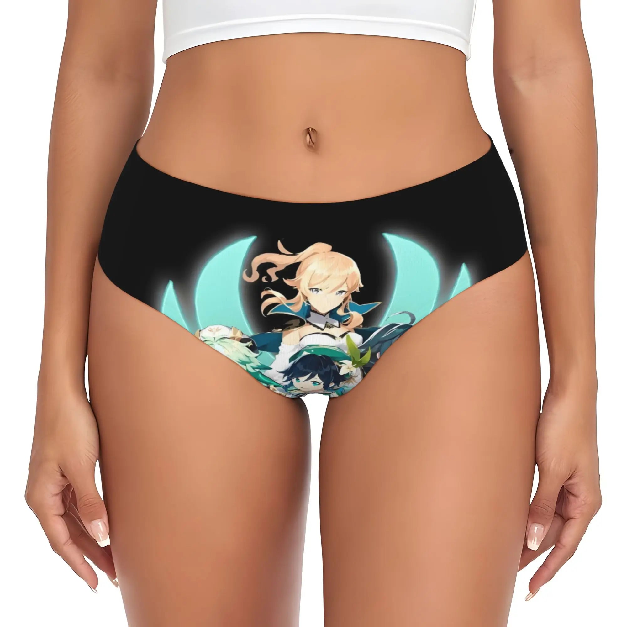Anime Genshin Impact Brief Panties Women's Comfort Stretch Manga Kawaii  Underwear