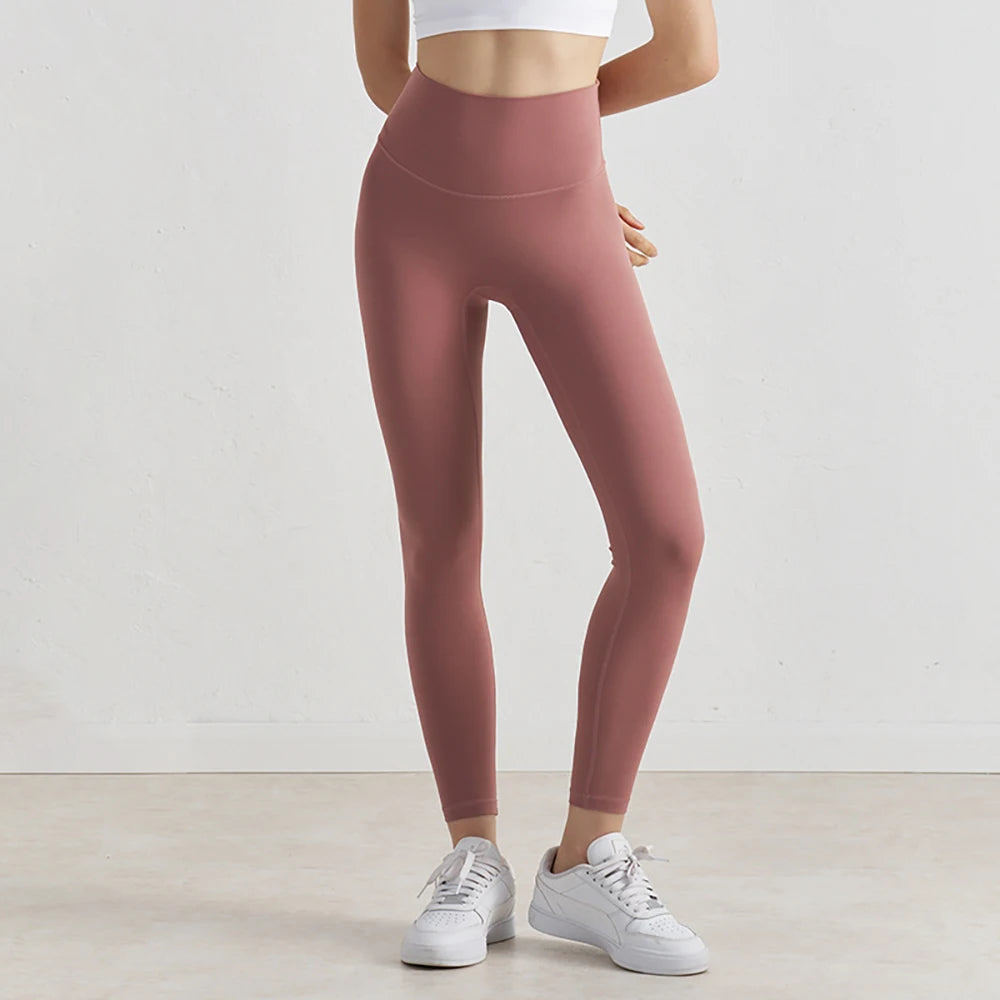 Yoga Leggings for Fitness Legging Sport Femme Back Pocket Pants Female Buttery Soft High Waist Leggins Push Up Gym Tights Women ATFH