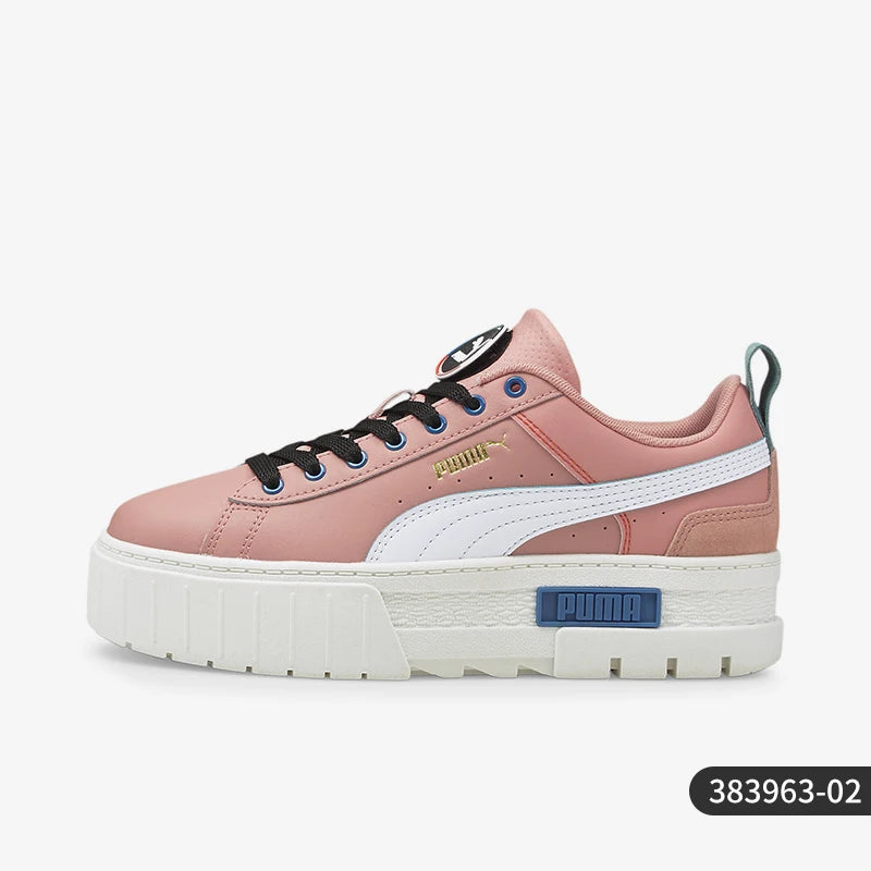 Puma Genuine MAYZE GO Women's Durable Low-Top Thick Sole Casual Sneakers 383963-02