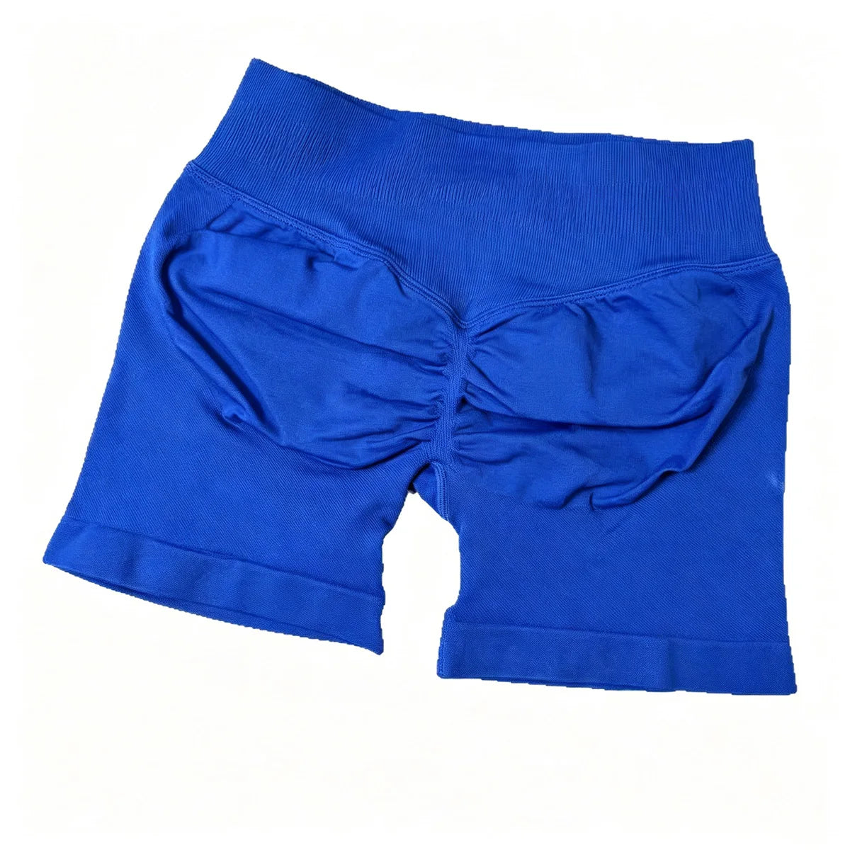Denyf 4.5" GYM Shorts Low Ribbed Band Yoga Shorts Seamless Scrunch Bum Workout Gym Shorts Booty High Stretch Running Shorts